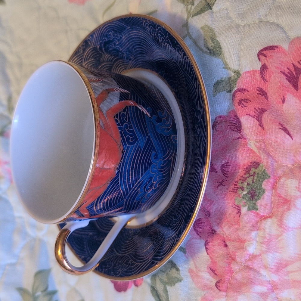 Ocean Tea Cup And Saucer